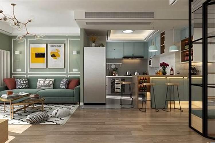 厨房与房间一墙之隔