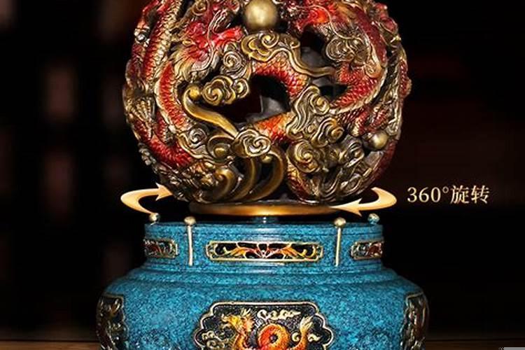 九转乾坤鼎十二生肖摆件