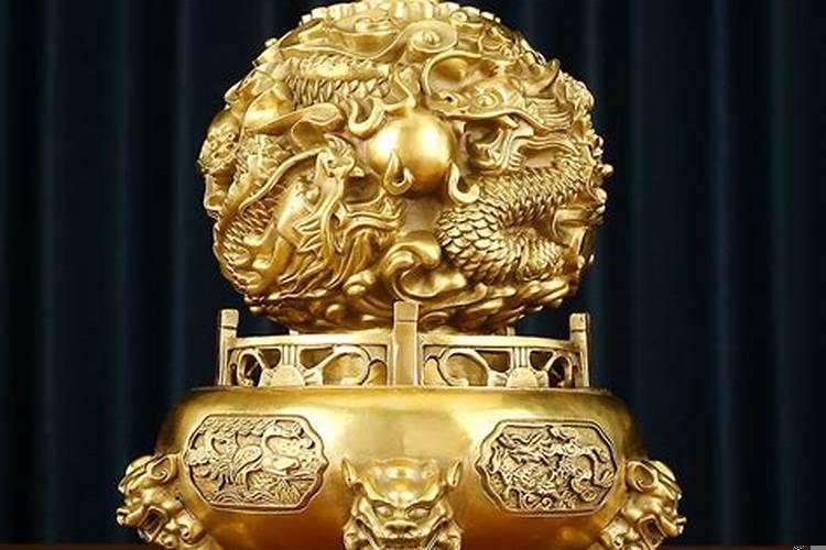 九转乾坤鼎十二生肖摆件