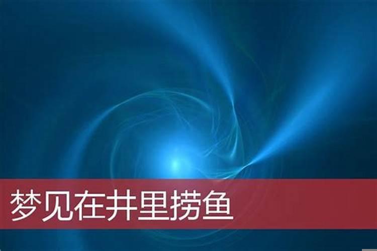 梦到井里捞鱼是什么意思