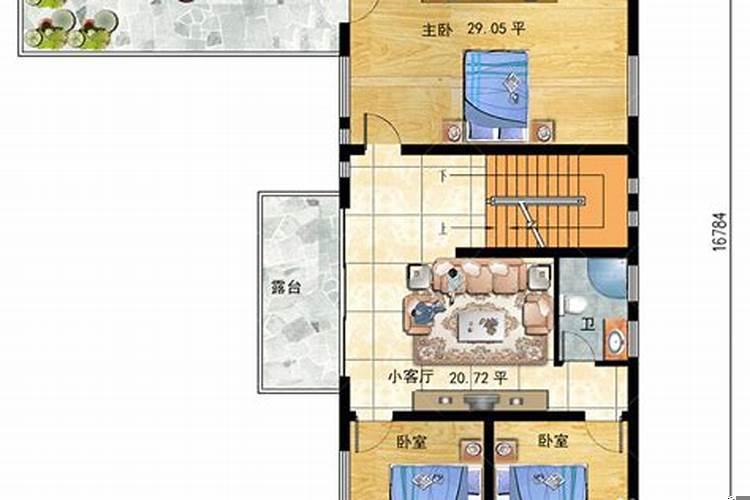 7字型的房子设计100平方