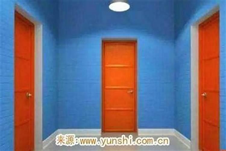 仓库门对着院子门好不好