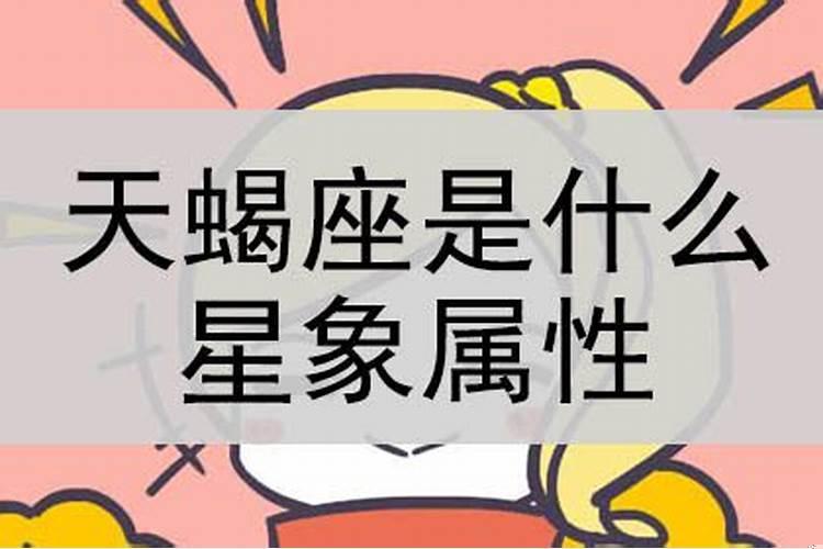 天蝎座是属于什么属性