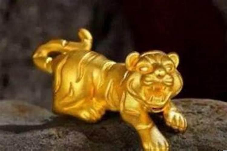 佩戴金虎的寓意