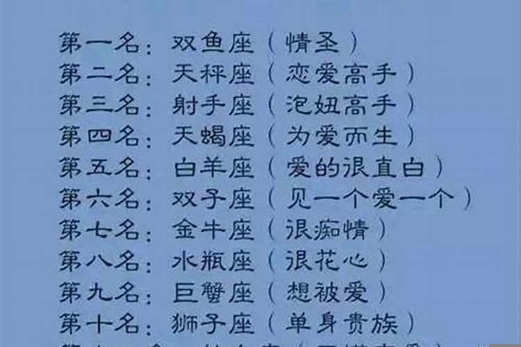 历代皇后的星座