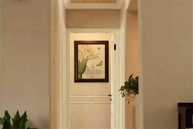 入户门正对着客厅怎么设计