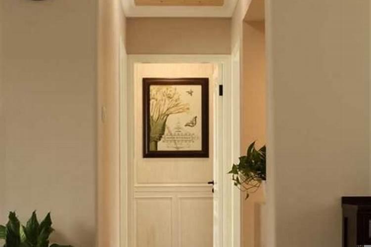 入户门正对着客厅怎么设计