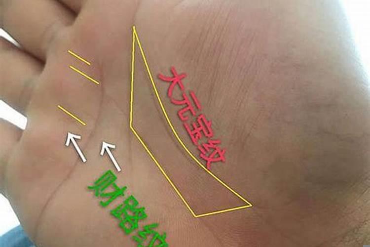 元宝纹手相的命运