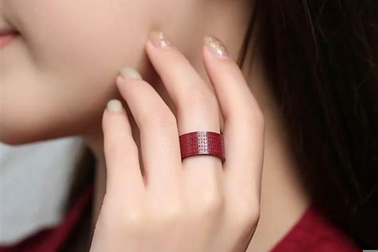 朱砂戒指男士可以戴吗女生