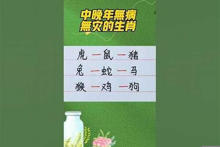 晚年无病无灾的几个生肖