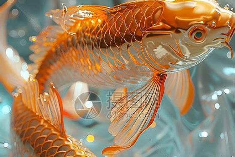 梦到两条黄河鲤鱼在水里