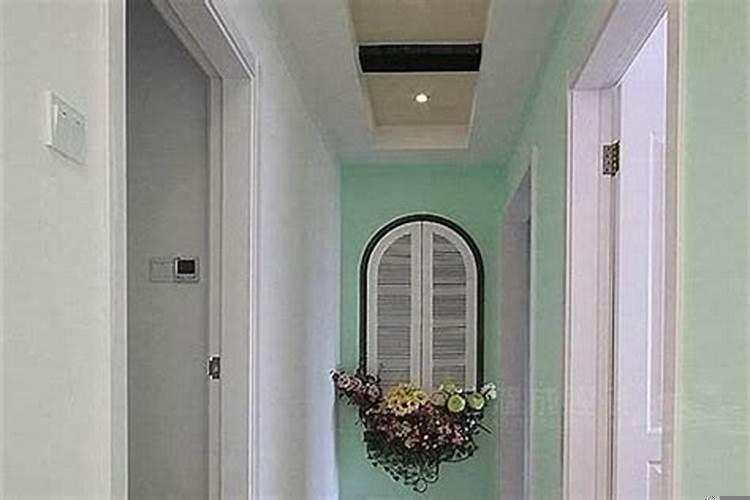 房门对着过道柱子好吗