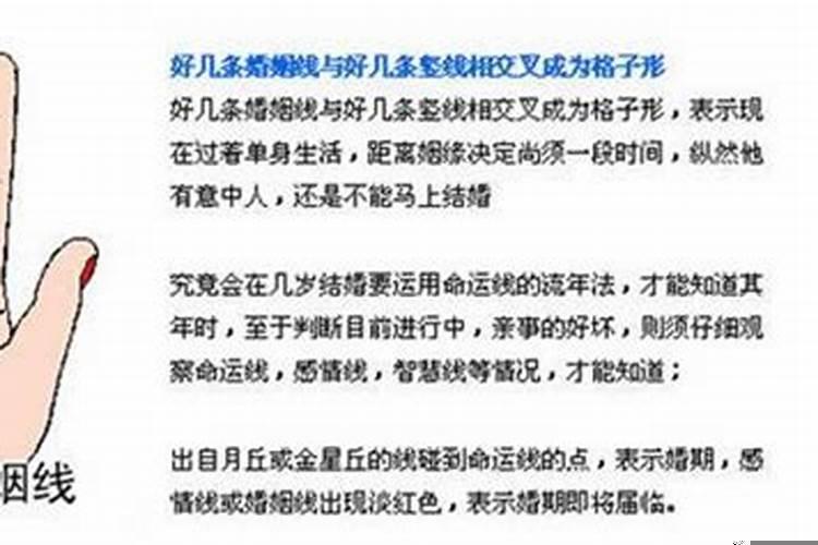 手掌上哪条是婚姻线