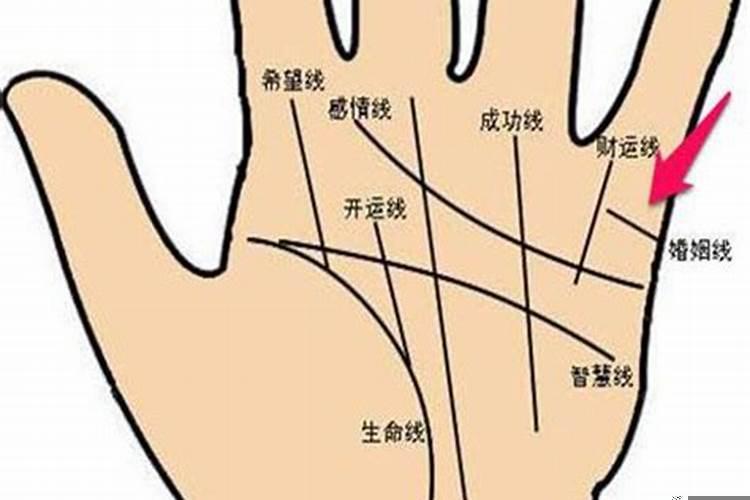 手掌上哪条是婚姻线