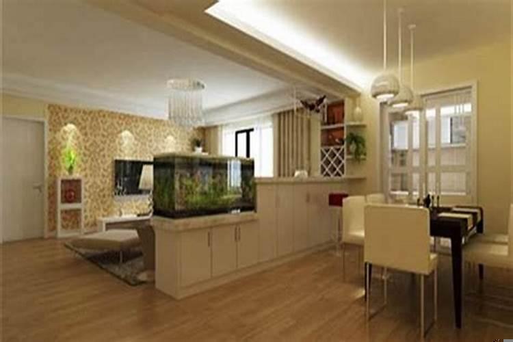 鱼缸对着灶台