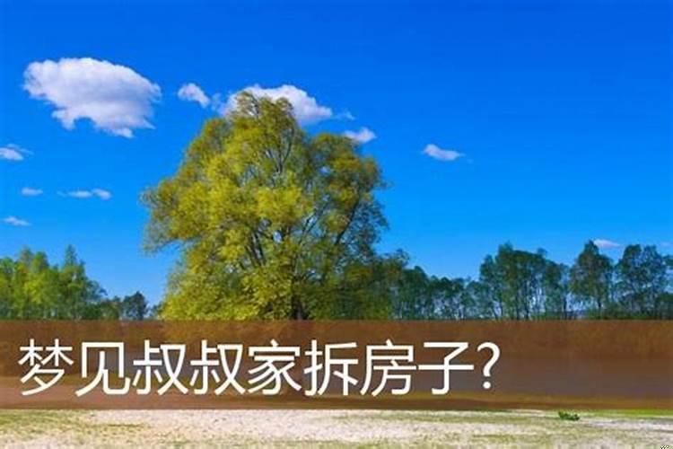 梦见叔叔来家里