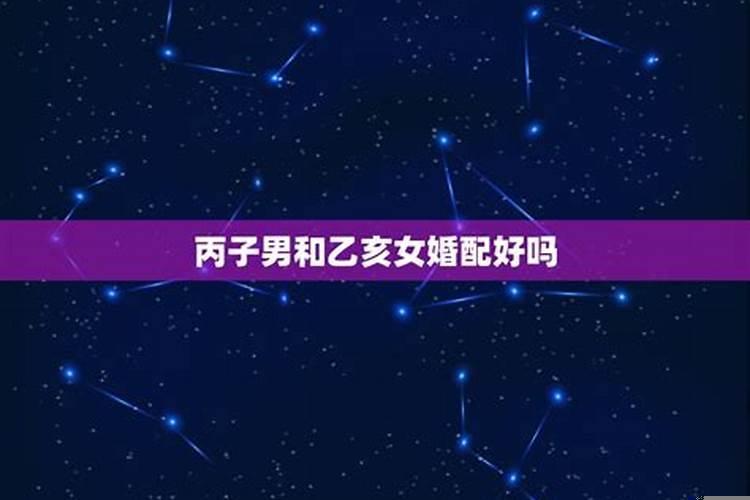 丙子癸亥配吗