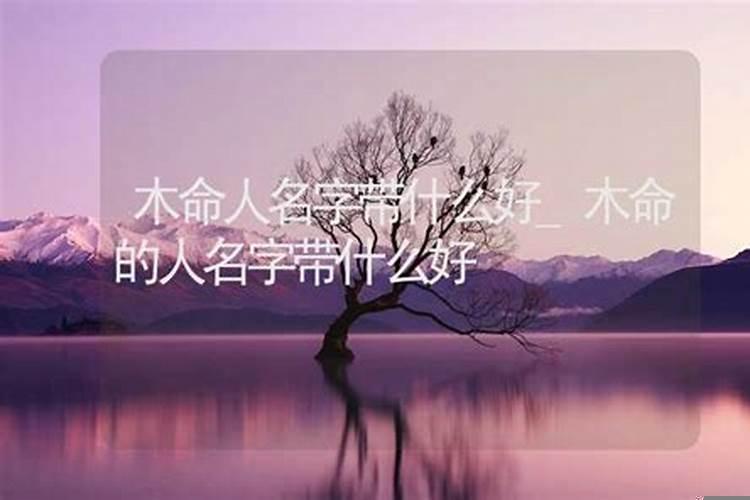 三个木命一个水命