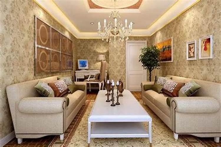 客厅贴什么墙纸最好看