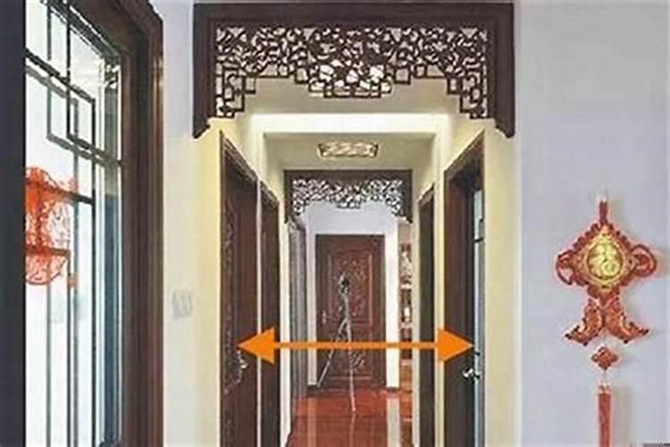 大门对着二门风水如何