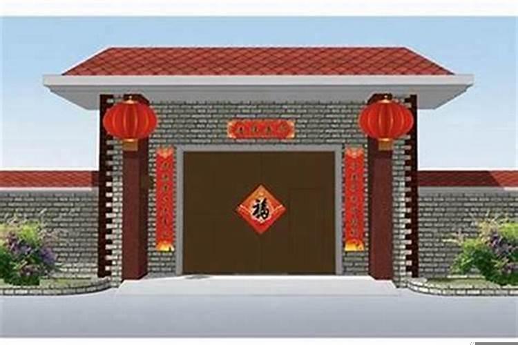 农村大门和房门可以对着吗