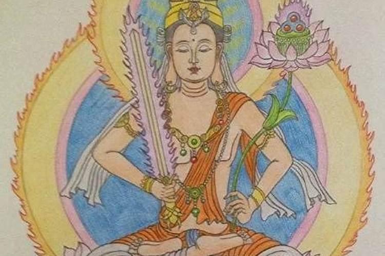 佩戴虚空藏菩萨寓意