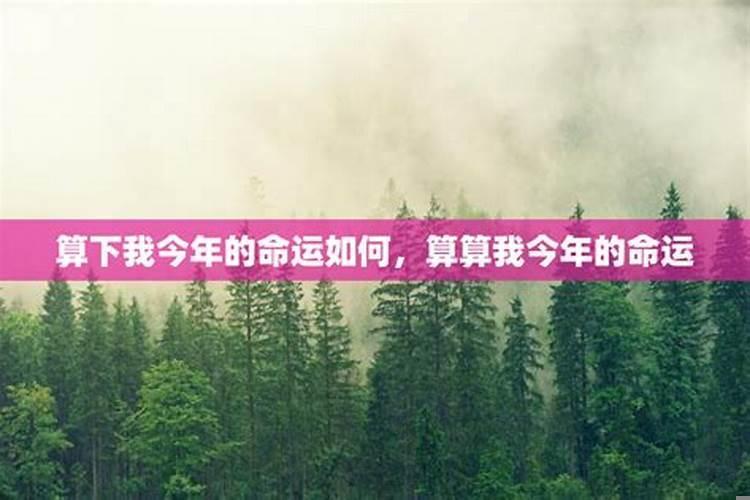 算算我的婚姻与命运