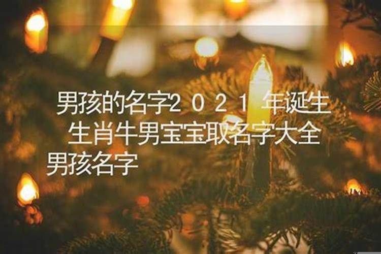 属牛的男孩起什么名好