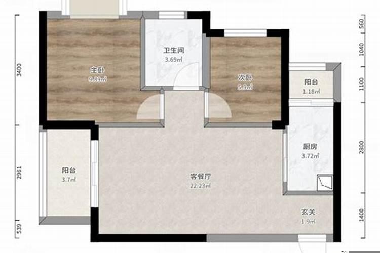 两个卧室门对门怎么办