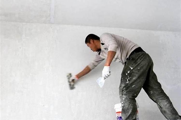 农村房子怎么刮白