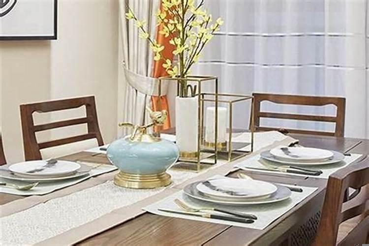 餐桌上适合放什么摆件