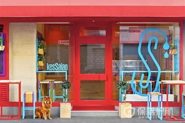 店铺门什么颜色招财