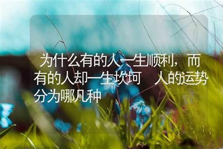有的人一生顺利.有的人一生坎坷