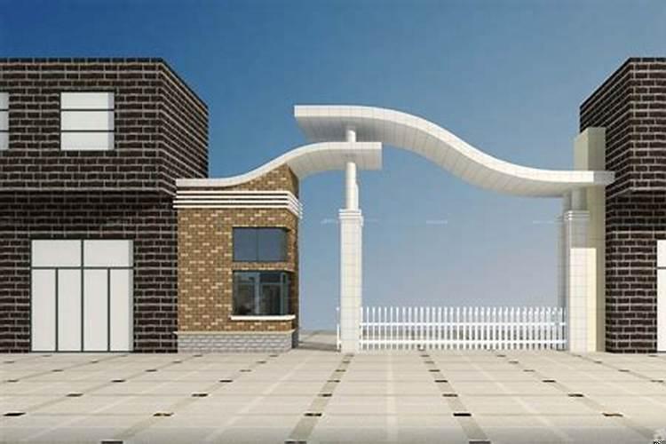 农村最好看的大门口设计