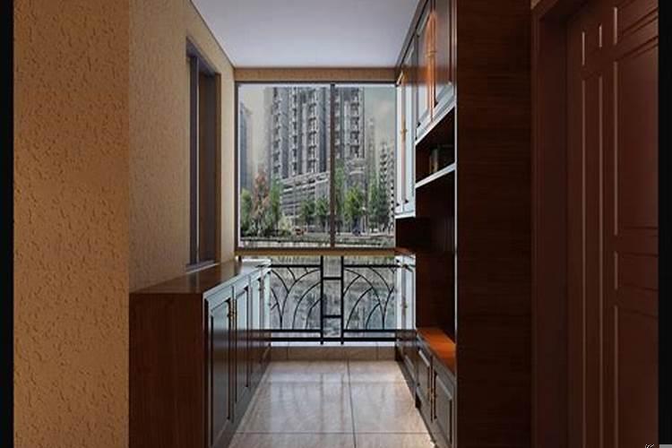 进门就能看到阳台