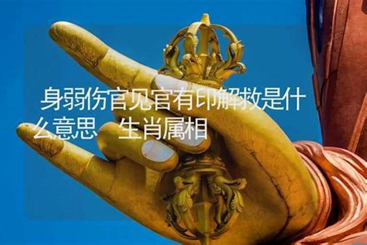 身弱有官是什么意思