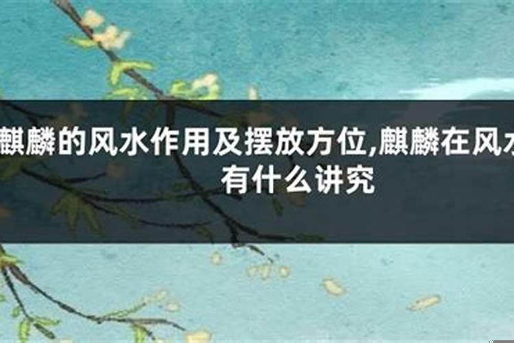 八卦麒麟的风水寓意