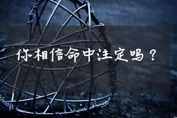 为什么相信命中注定