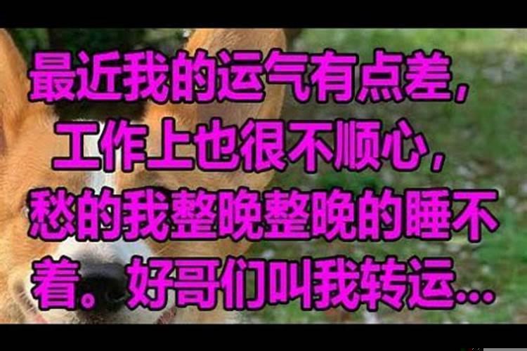 运气很差做什么都不顺怎么办