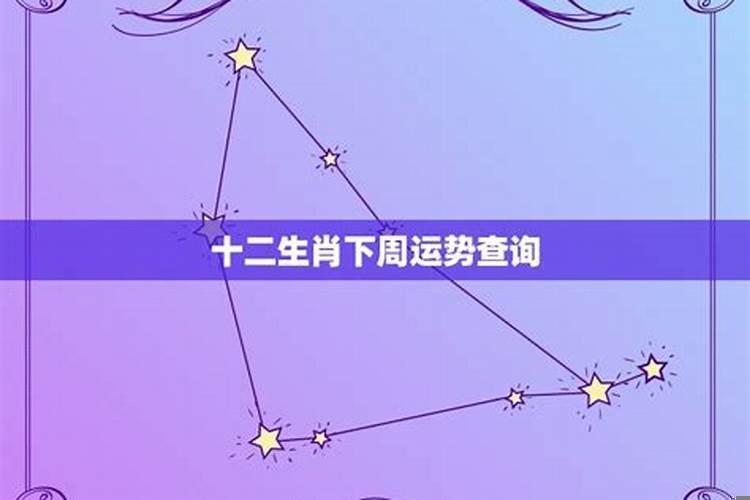 十二生肖下周运势财运