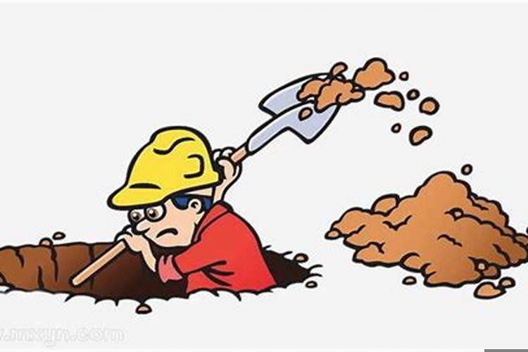 梦见自己挖墓坑埋人什么意思