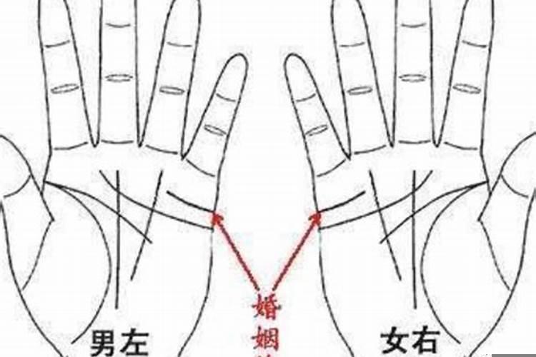 怎么看婚姻线有几条