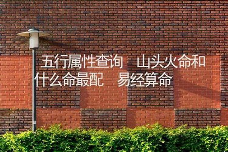 1995山头火命男和什么命配