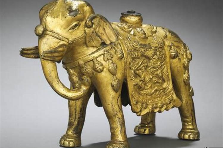 铜大象摆件寓意