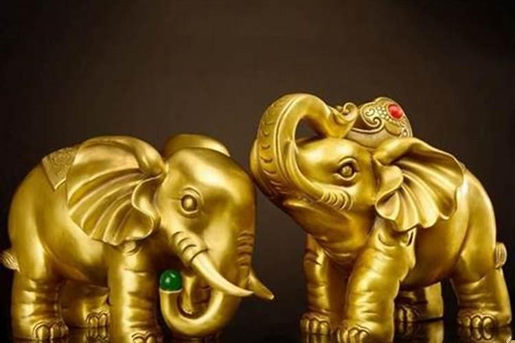 铜大象摆件寓意