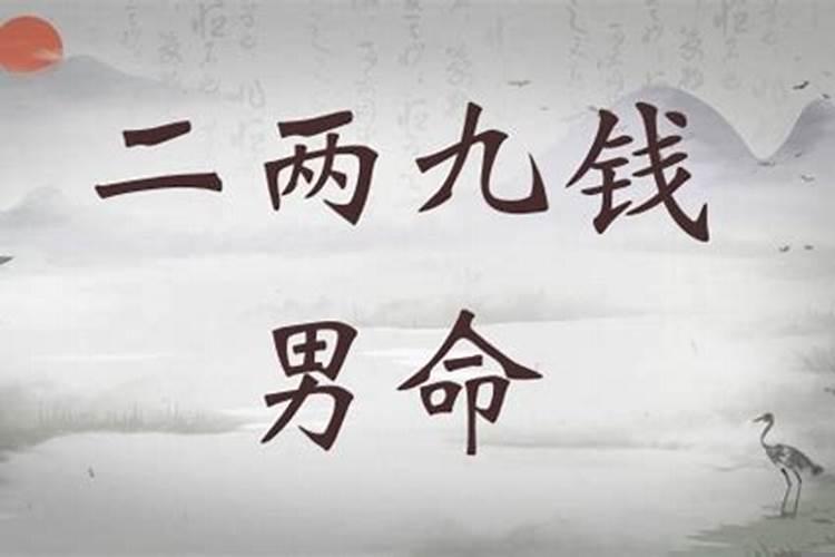 男命二两九钱是富贵命