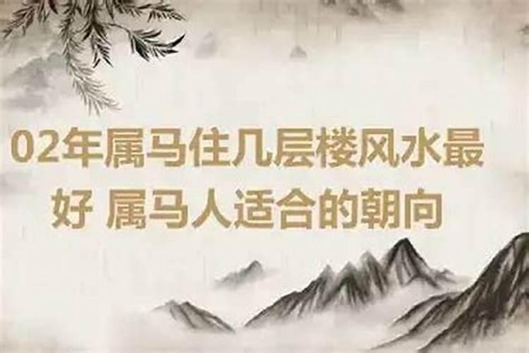属马的人住几楼好风水
