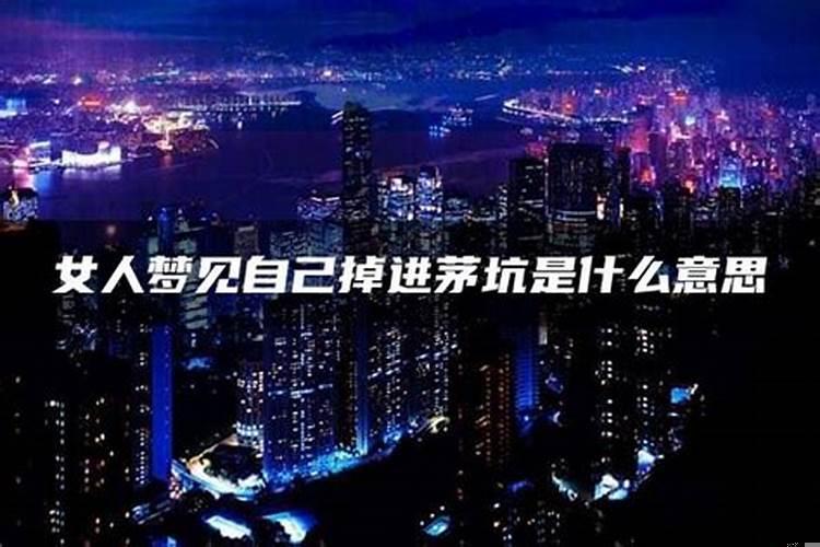 做梦梦见掉茅坑