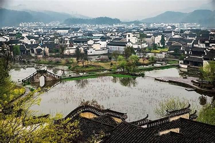 呈坎八卦村宝纶阁