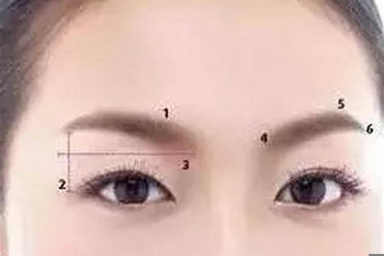 如何根据眉形论断运势高低的关系